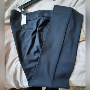 NWT Beautiful Navy Ann Taylor Factory Trousers Size 14